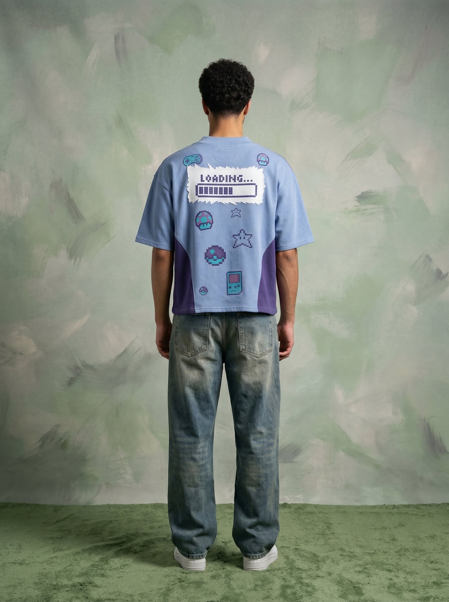 PIXELATED BLUE